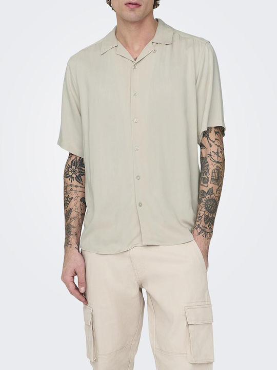 Only & Sons Hemd Beige Only & Sons Hemd Beige