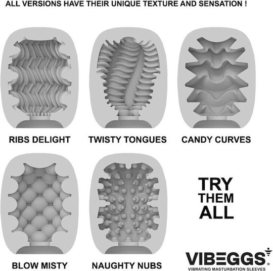 Vibeggs Masturbator με Δόνηση