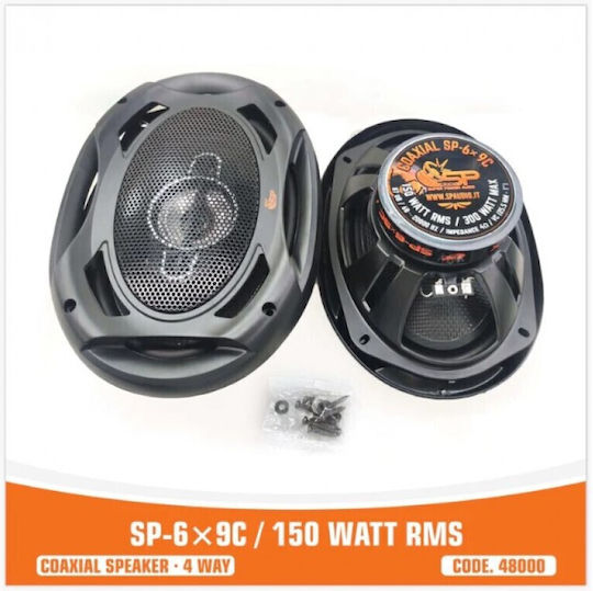 SP Audio Set Auto-Lautsprecher mit 150W RMS (4 Weg)