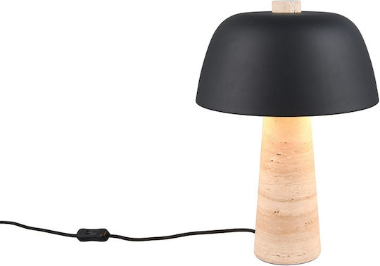 Trio Lighting Table Lamp with Black Shade and Base