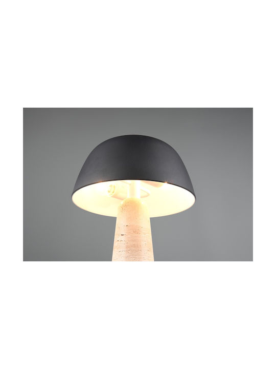 Trio Lighting Table Lamp with Black Shade and Base