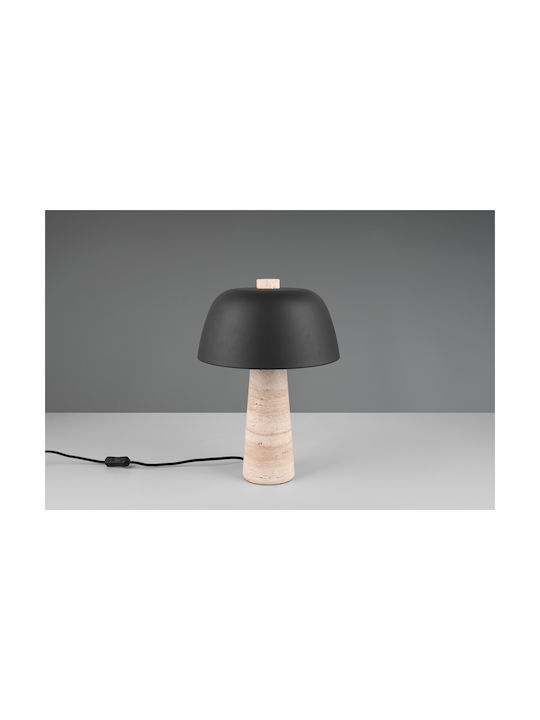 Trio Lighting Table Lamp with Black Shade and Base