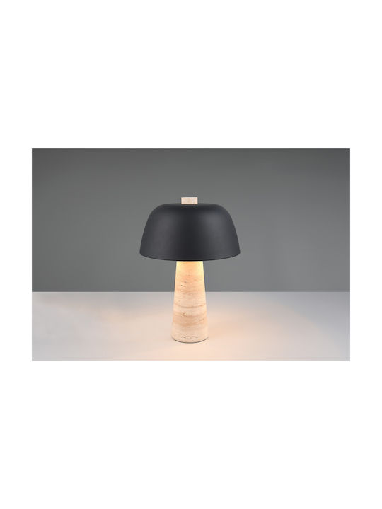 Trio Lighting Table Lamp with Black Shade and Base