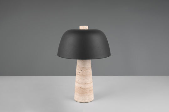 Trio Lighting Table Lamp with Black Shade and Base