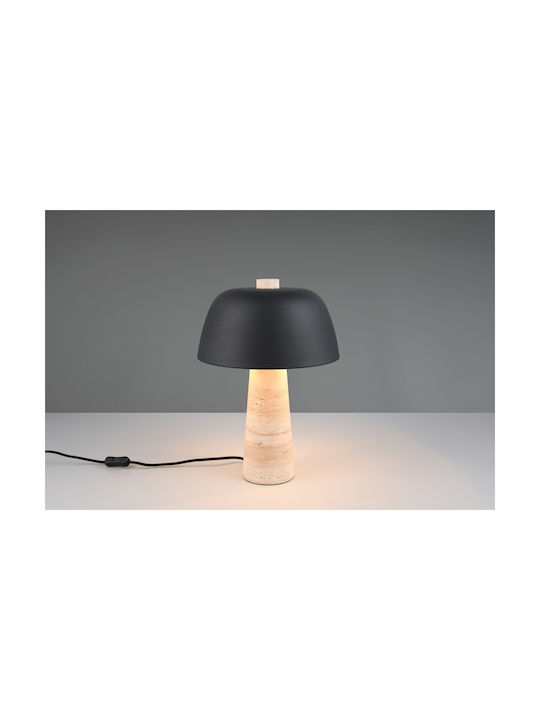 Trio Lighting Table Lamp with Black Shade and Base