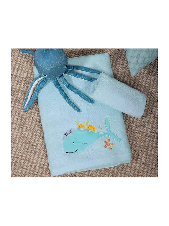 Nef-Nef Homeware Set Babyhandtücher 2 Stück Blue Pacific Gewicht 420gr/m²