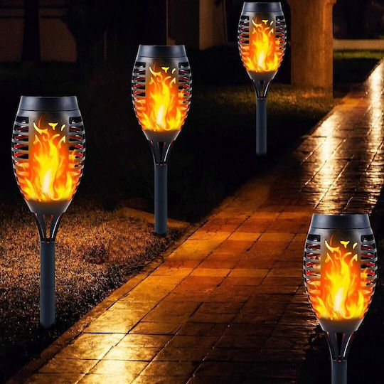 Set of 6 Solar Lights Torches