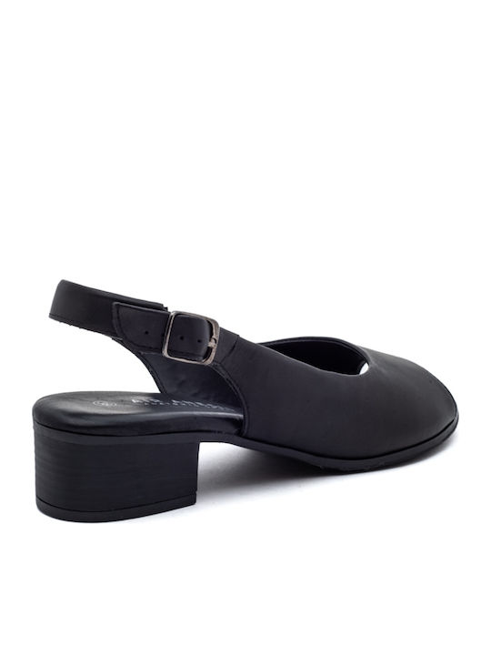 Pumps mit Riemchen Schwarz