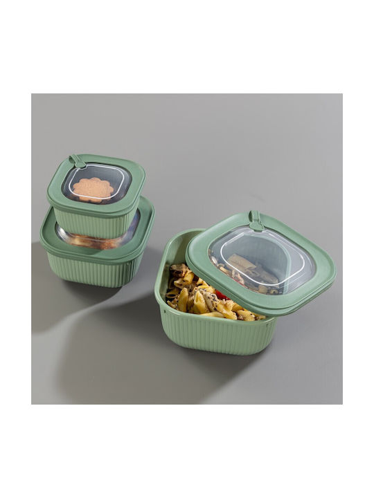 Viosarp Lunchbox Kunststoff Beige Geeignet für die Mikrowelle 1100ml 1Stück