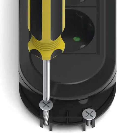 HAMA Steckdosenleiste Sicherheit 6 Steckdosen mit Kabel 2m