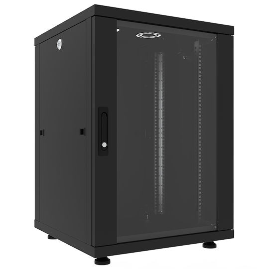 Canovate Επιδαπέδια Καμπίνα Rack 22U 60x80cm Μαύρο CSN-U-9-2268A