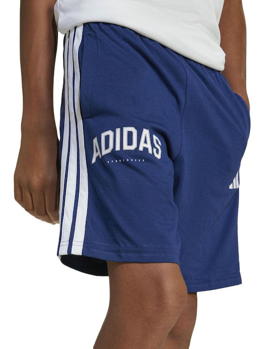 Αθλητικό Παιδικό Σορτς/Βερμούδα 3-stripes Μπλε