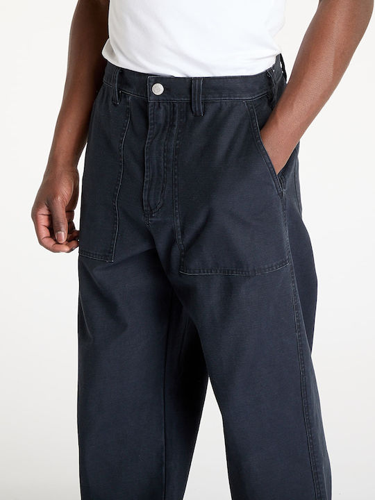 Obey Bigwig Baggy Utility Pant Anthracite Faded Wash