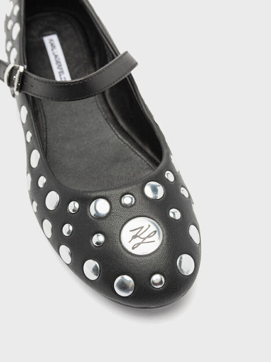 Ballerinas With strap Black
