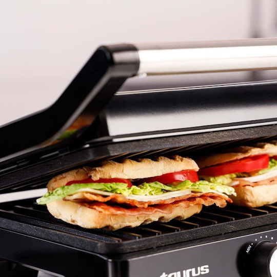 Taurus Τοστιέρα Γκριλιέρα 1500W Inox
