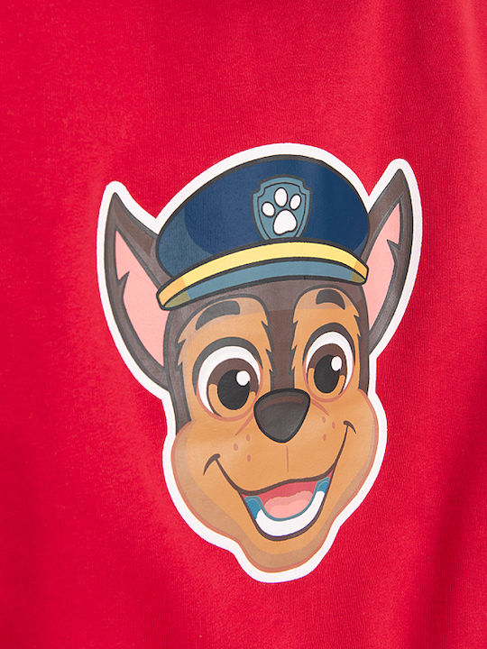 Cardigan pentru copii cu Glugă ROȘU Paw Patrol