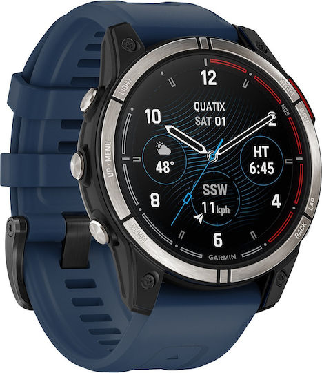 Garmin Quatix 7 Pro Titan 47mm Rezistent la apă Smartwatch (Negru)