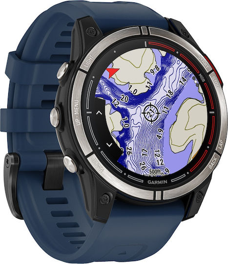 Garmin Quatix 7 Pro Titan 47mm Rezistent la apă Smartwatch (Negru)