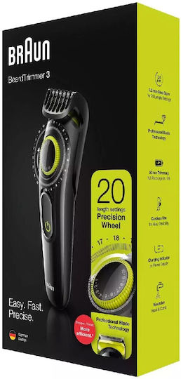Braun Rechargeable Hair Clipper Brown BT3221/AU