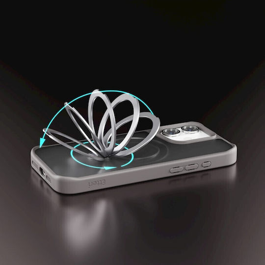 Etteri Back Cover Σιλικόνης / Πλαστικό Γκρι (iPhone 15 Pro Max)