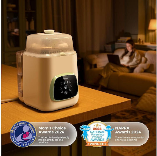 Momcozy KleanPal Pro Washer & Electric Baby Sterilizer for 4 Bottles