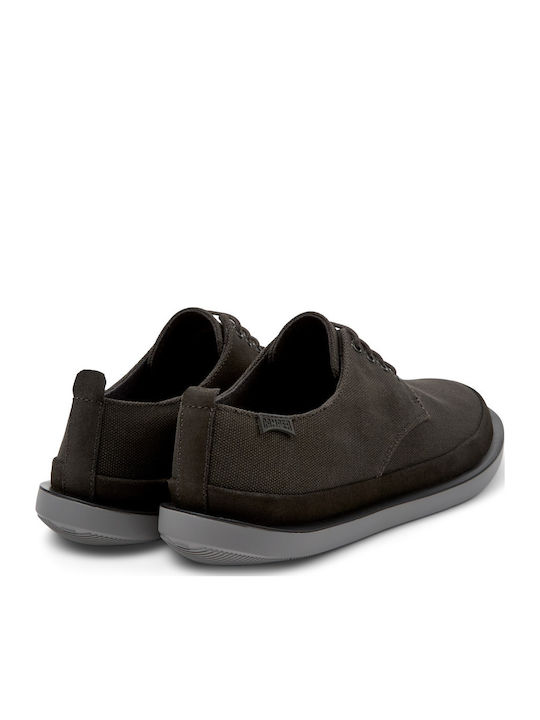 Wagon Men's Leather Casual Shoes Gray