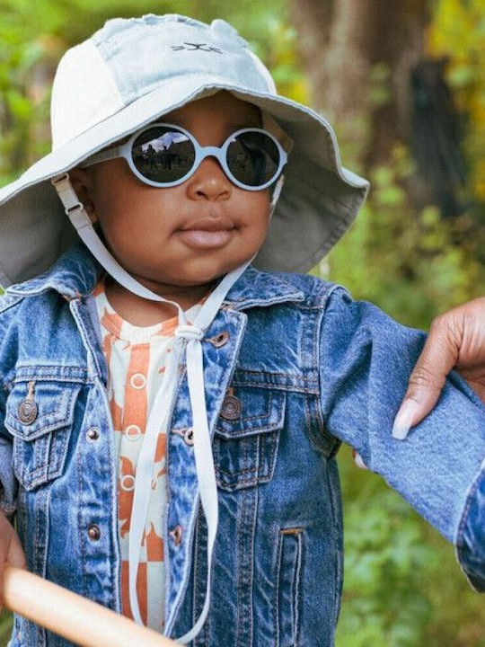 KiETLA Rozz Runde Kinder-Sonnenbrillen Blau Für 1-2 Jahre