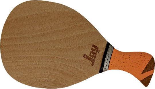 Joy RS Plus Beach Racket Beige 345gr with Slanted Handle Orange