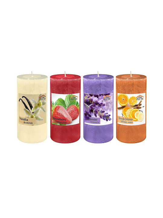Aromatic Candle Log Φ7x15cm Homie 5790 Purple