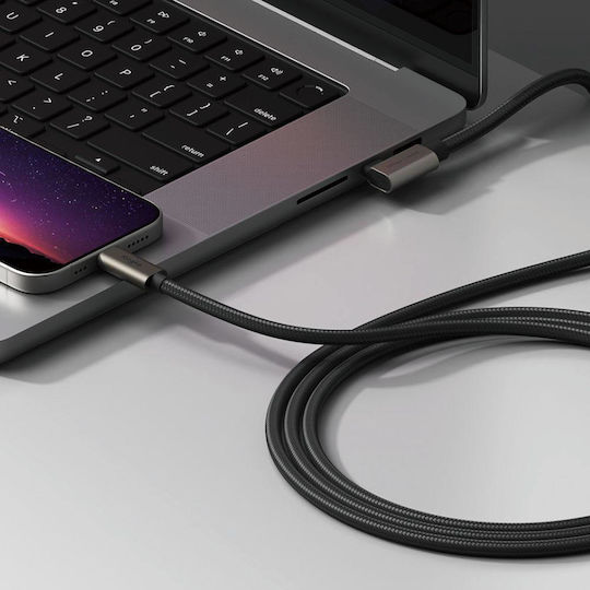 Ringke 90 Degree USB 3.2 Video Cable USB-C Male - USB-C 240W PD Black 2m RGK11762