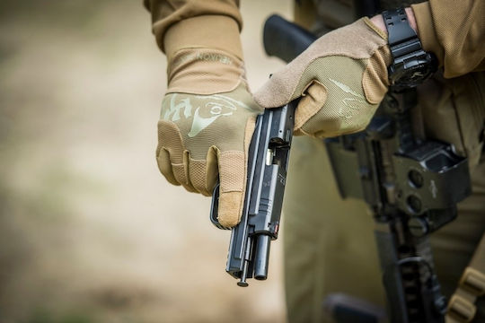 Helikon Tex All Round Fit Tactical Military Gloves Black Shadow Grey