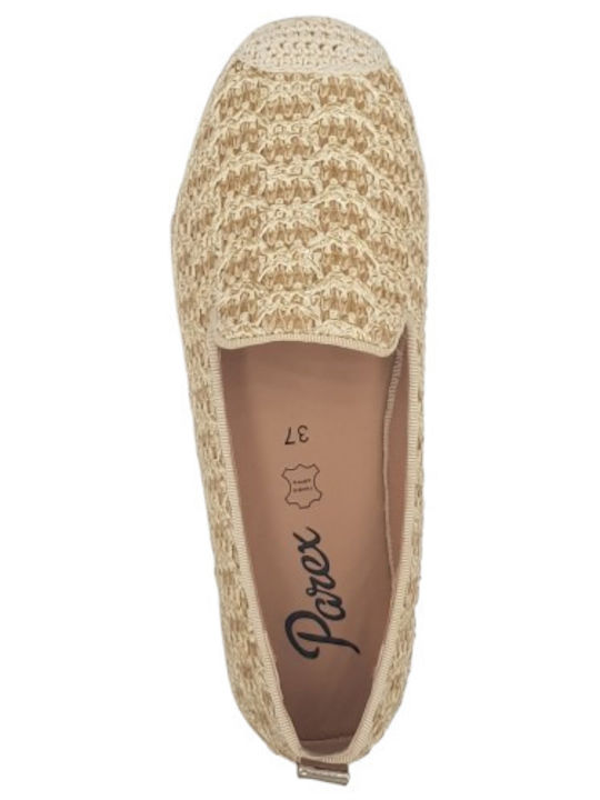 Women's Fabric Espadrilles Gold