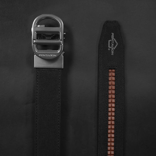 Pentagon Chuck Rachet Military Strap Belt 101.6mm Black