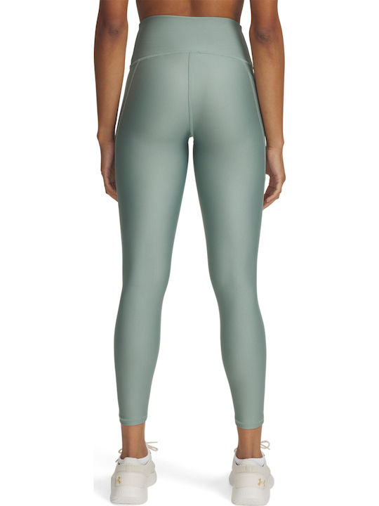 Panel Ankle Training Women's Cropped Firming Leggings Green