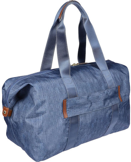 Bric's Milano X-travel Reisetasche Blau Stoff L43xB19xH28cm