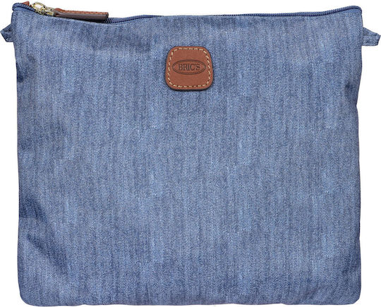 Bric's Milano X-travel Reisetasche Blau Stoff L43xB19xH28cm