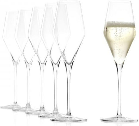 Stolzle Lausitz Set Pahare De Sampanie Cu Picior Din Sticlă 290ml 6 Bucăți