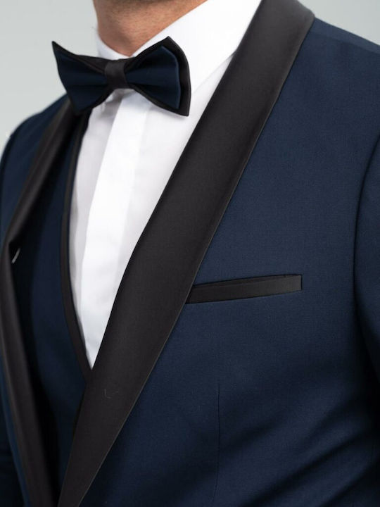 Men's Summer Suit Slim Fit Navy Blue
