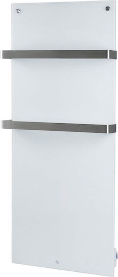 Eurom Електрическа Кърпи За Закачане с Стъклен Преден Панел 600W 115x46.5см Бяла