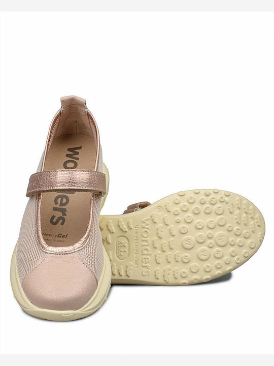 Slingback Ballerinas With strap Nude