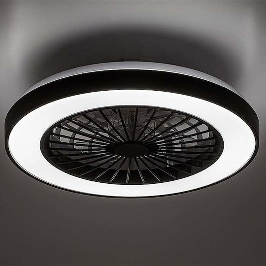 Rabalux Dalfon2 Ceiling Light 48cm with Light Fixture Black