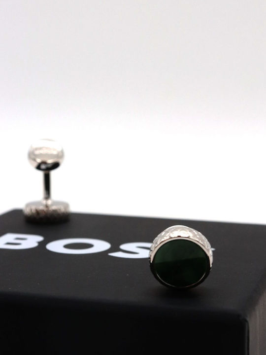 Boss Cufflinks in Green Color