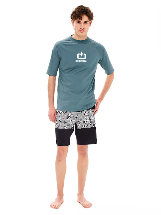 Emerson Men's Short Sleeve Sun Protection Shirt Green