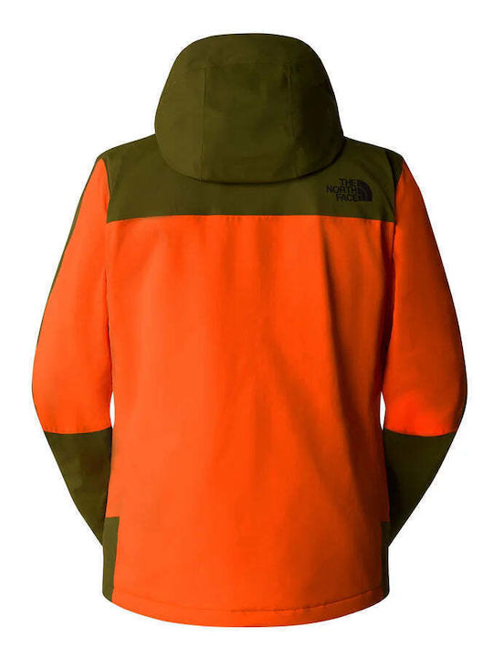 The North Face NF0A87Y87MI Masculin Jachetă pentru Schi & Snowboard Portocaliu
