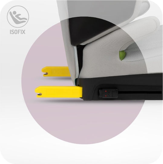 Momi Mei Καθισματάκι Αυτοκινήτου High-back Booster i-Size με Isofix Γκρι