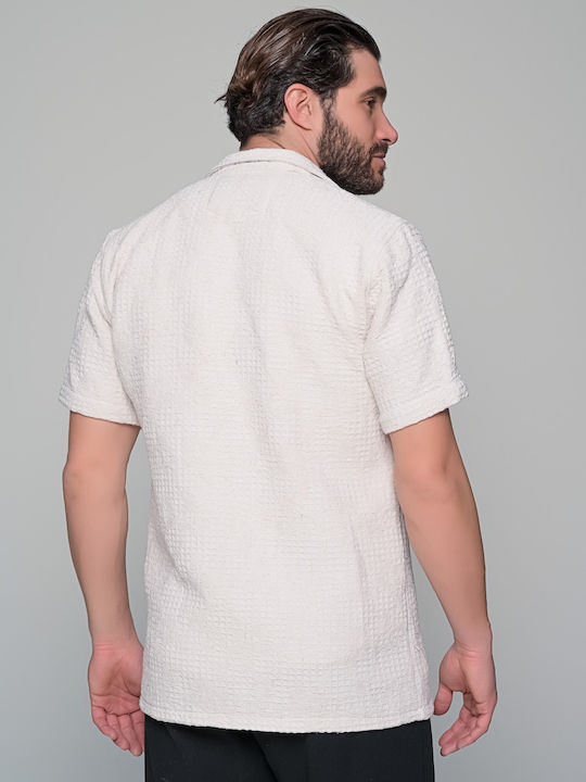 Salty Kurzärmlig Hemd Beige