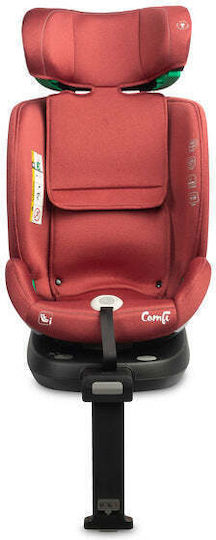 Caretero Comfi Детско Столче за Кола i-Размер с Isofix Червен 0-36 кг