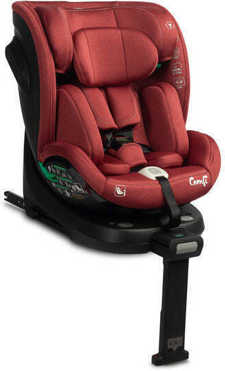 Caretero Comfi Детско Столче за Кола i-Размер с Isofix Червен 0-36 кг