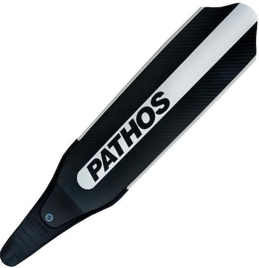 Pathos Flippers Swimming Ultimate Carbon Soft Long Black