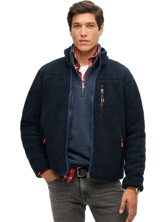 Men's Fleece Cardigan Eclipse Navy